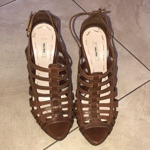 Miu Miu Strappy heels